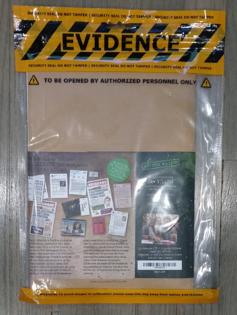 Case File Game From Amazon - Picture 3 of 6